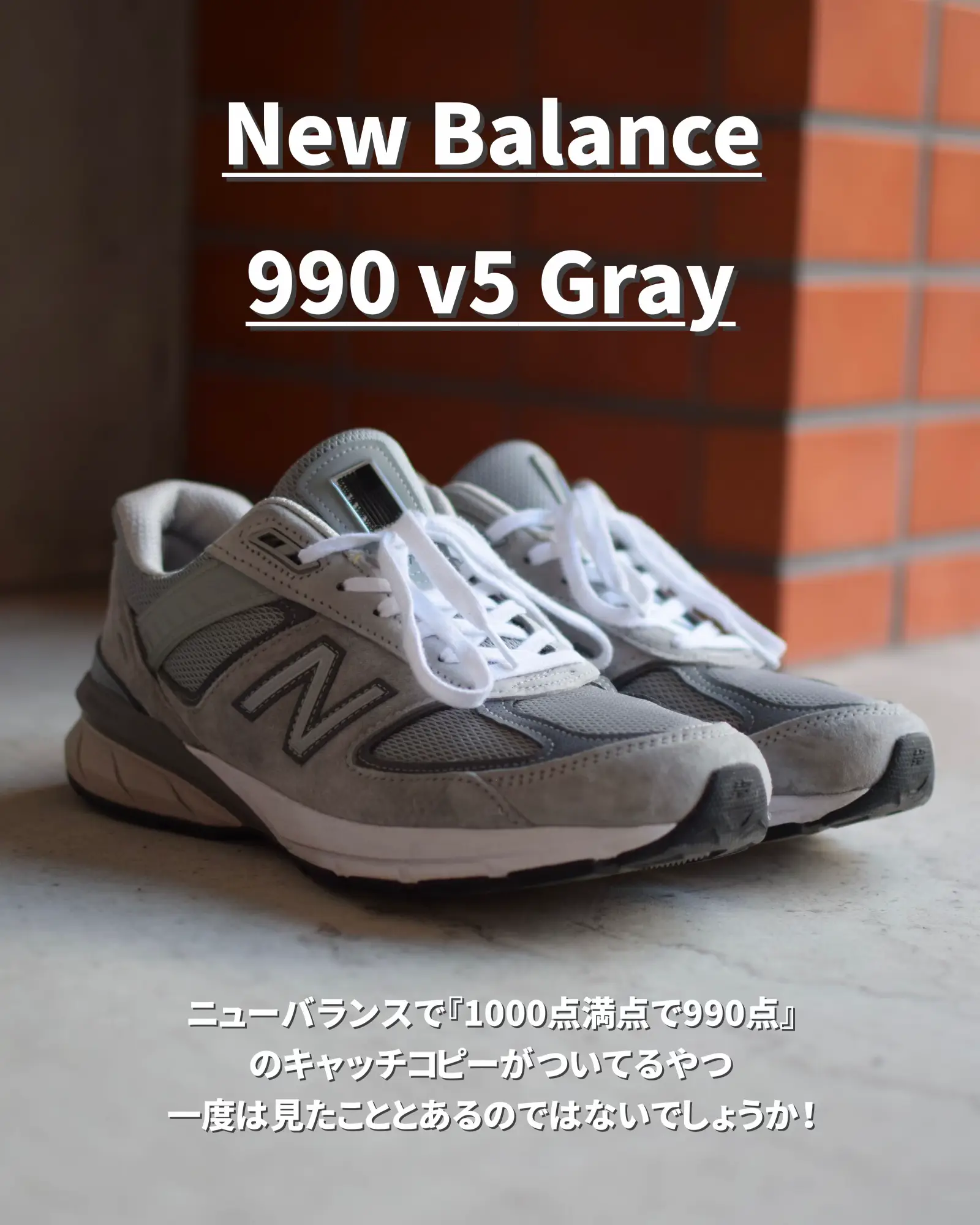 NewBalance【最安値】New Balance 990 v5 GL グレー 26.0 D - www.jubilerkoluszki.pl