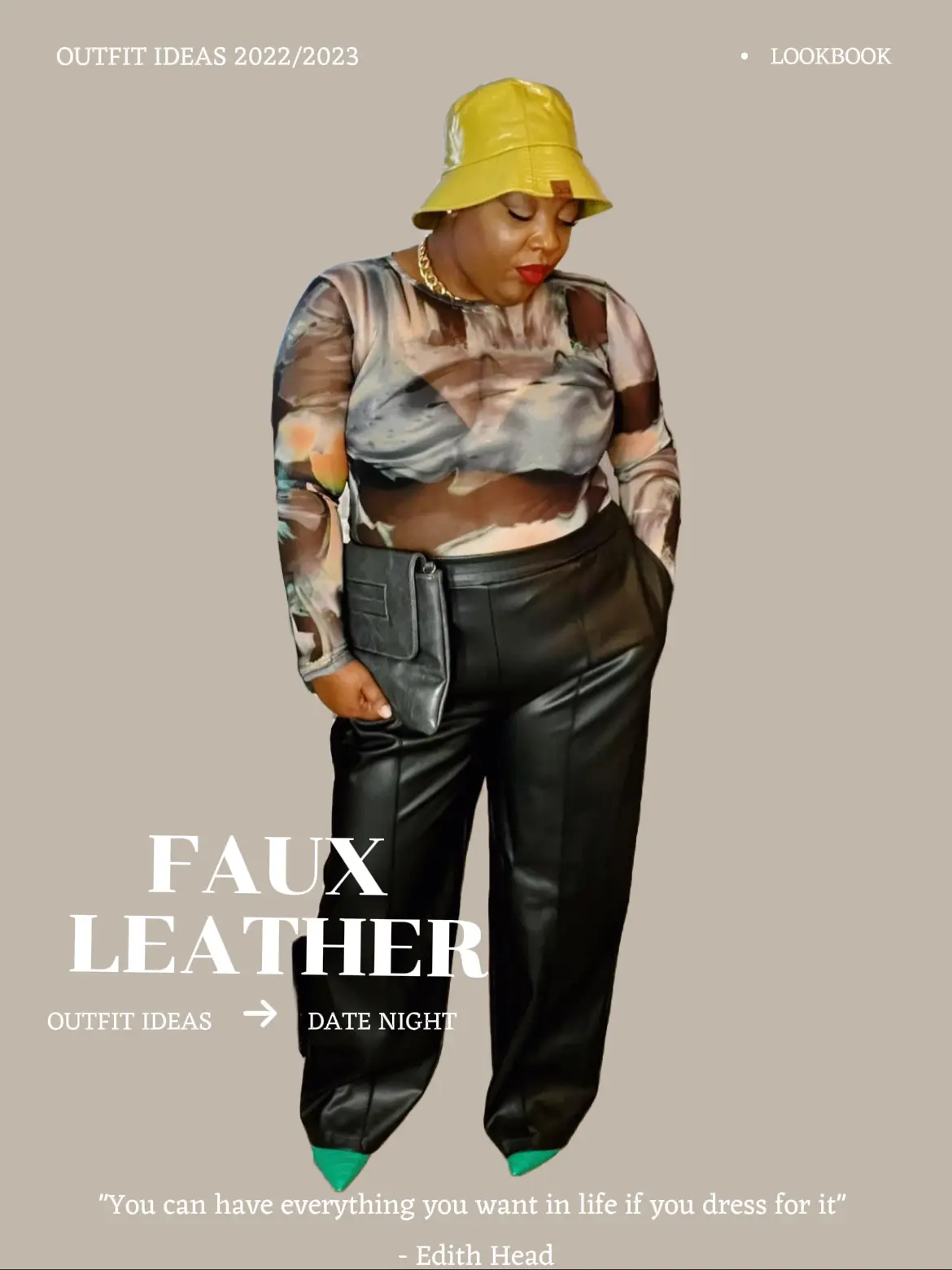 Date Night Style: Faux Leather Pants - Have Need Want