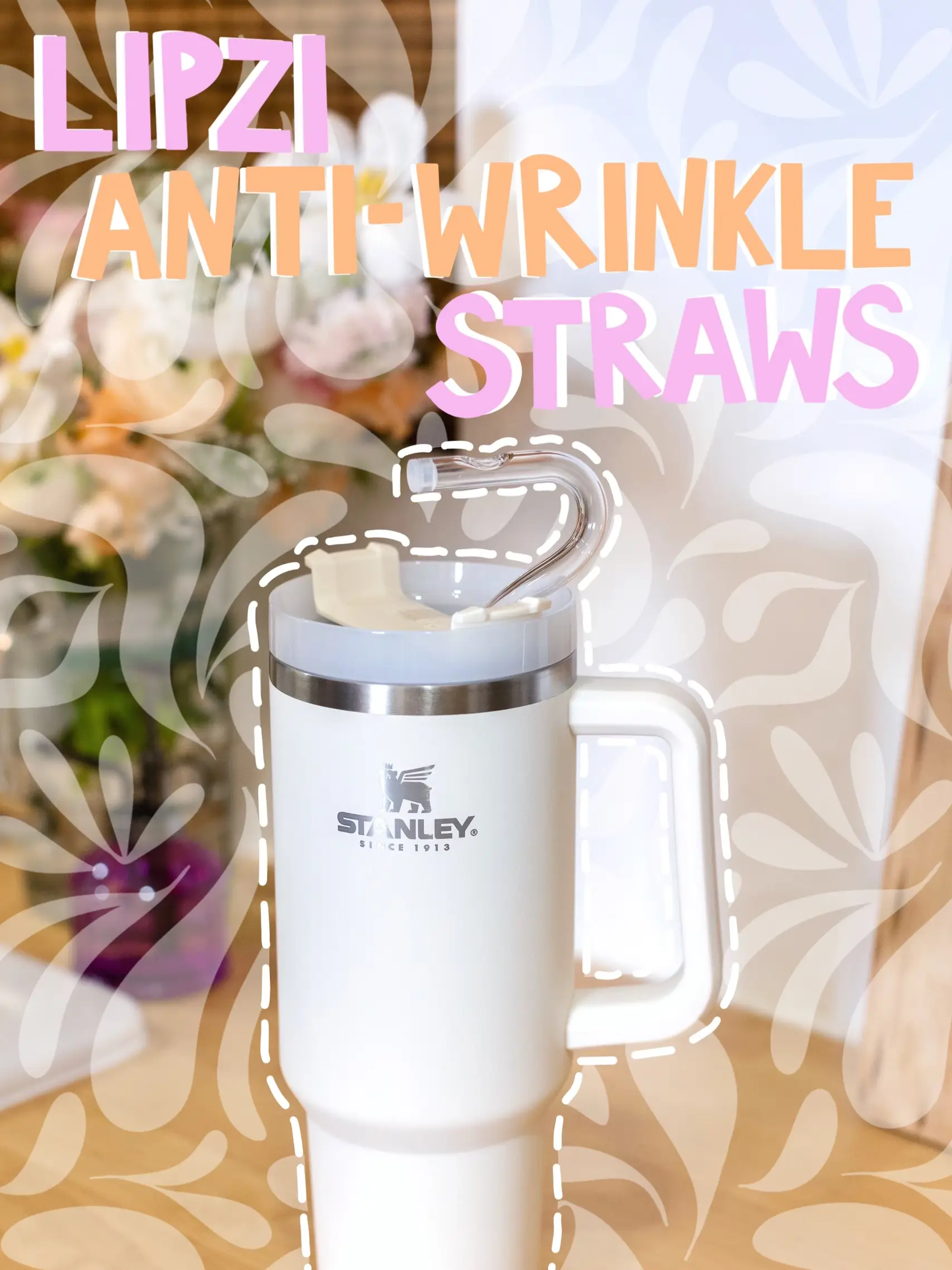  Lipzi - Anti Wrinkle Straw - Glass anti-wrinkle