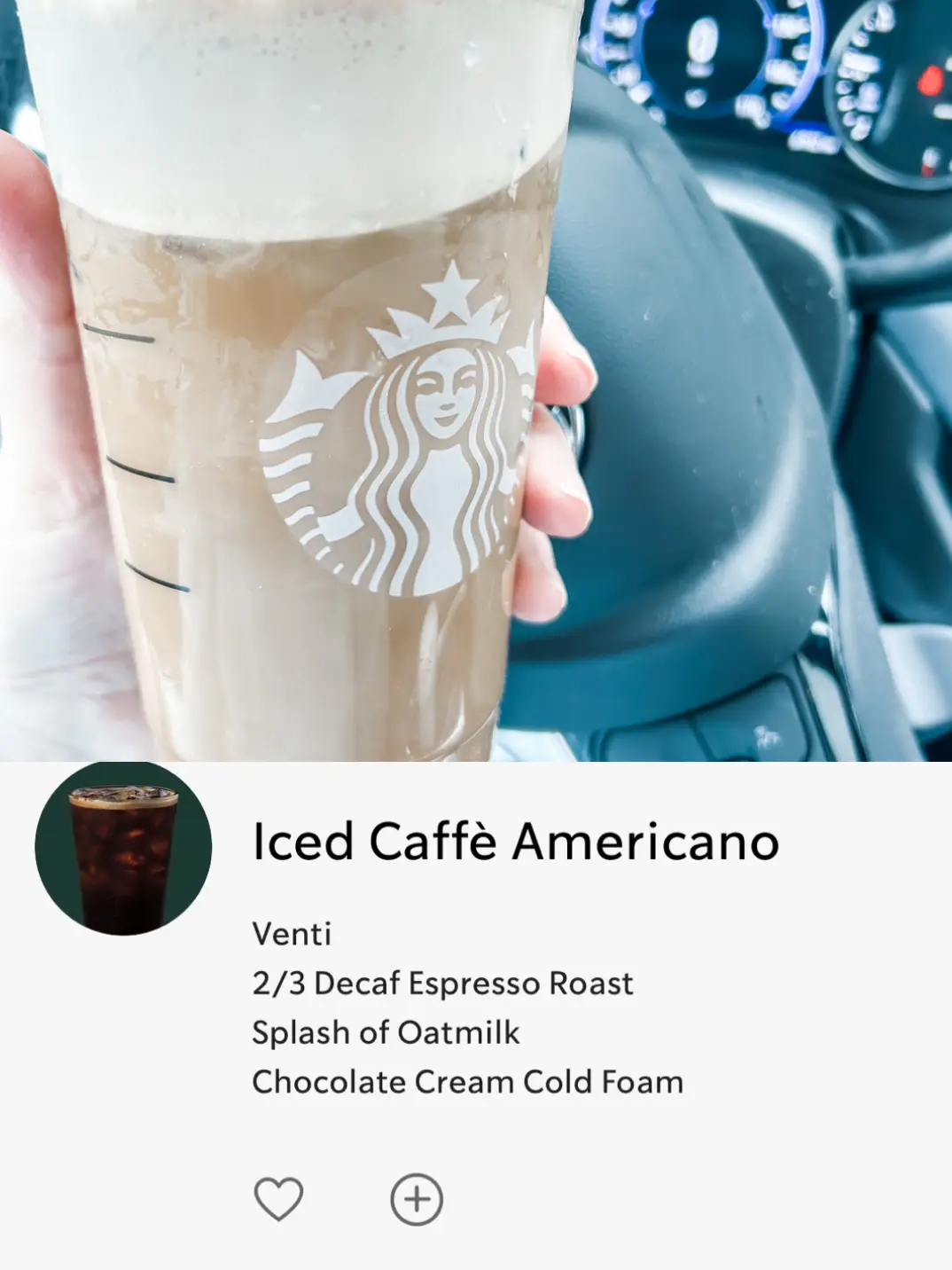 Starbucks decaf iced americano - Lemon8 Search