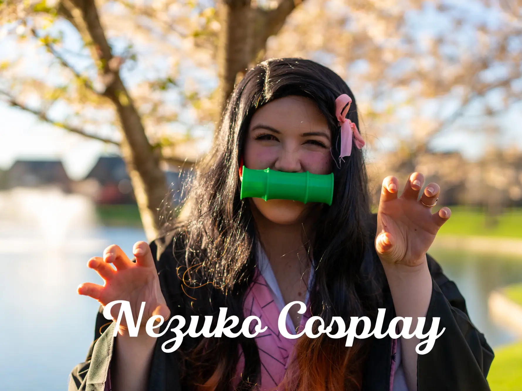 Cosplay in America - Nezuko from Kimetsu no Yaiba Cosplayer