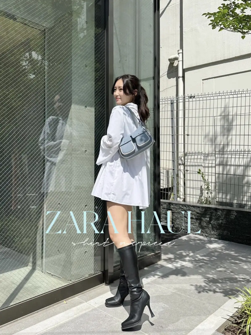 今期のZARAは超当たり🌼シャツワンピコーデ🥣 | haruが投稿したフォト