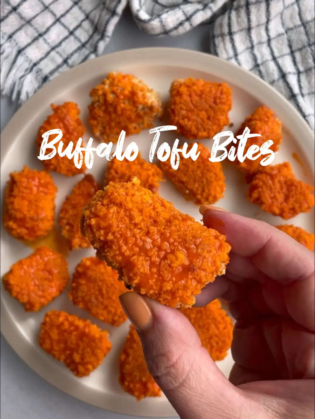 Buffalo Tofu Nuggets - It's All Good Vegan