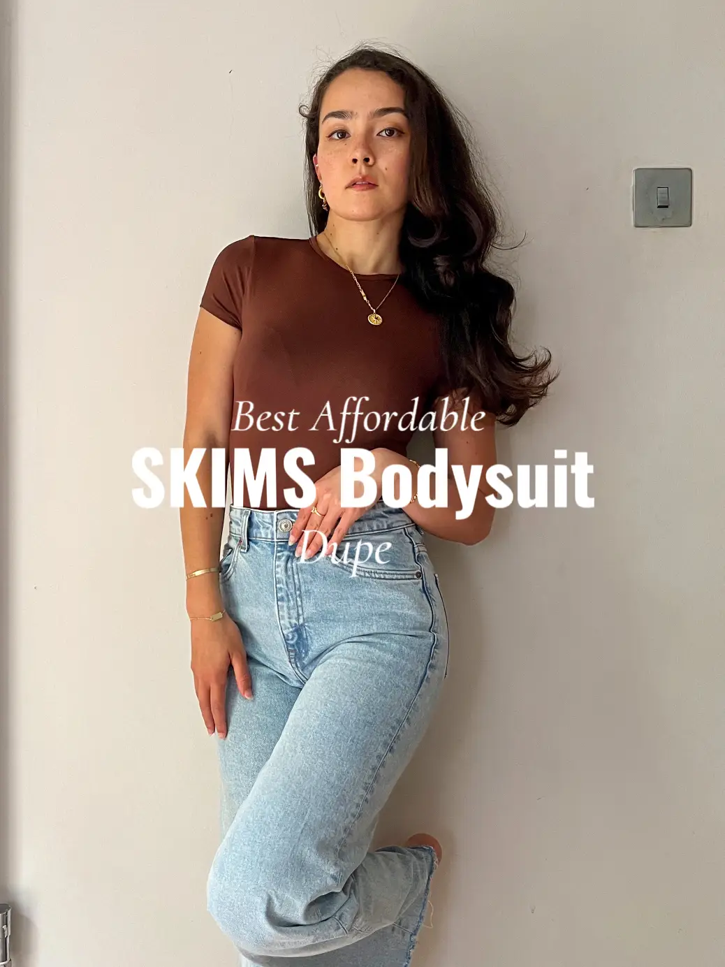 I bought a £46 Kim Kardashian Skims top and a cheap dupe from