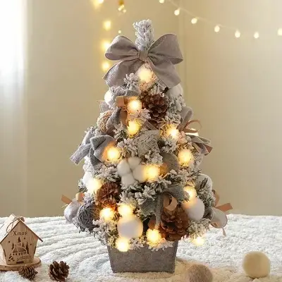 くすみカラーのクリスマスツリーが可愛すぎるッ🎄🌙‎𖤐⡱どうせ飾る