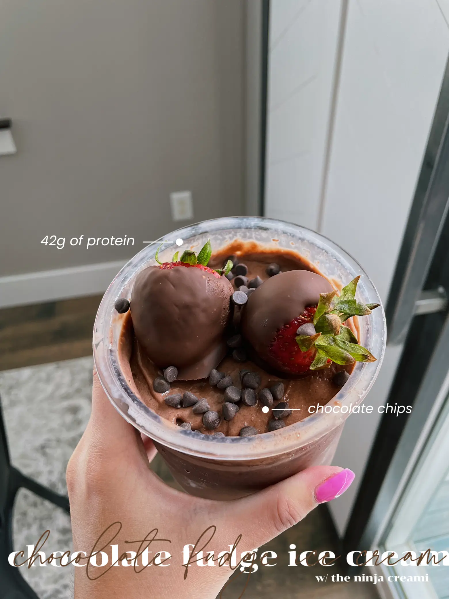 Ninja Creami Chocolate Ice Cream Recipe (2 Ingredients!) - The