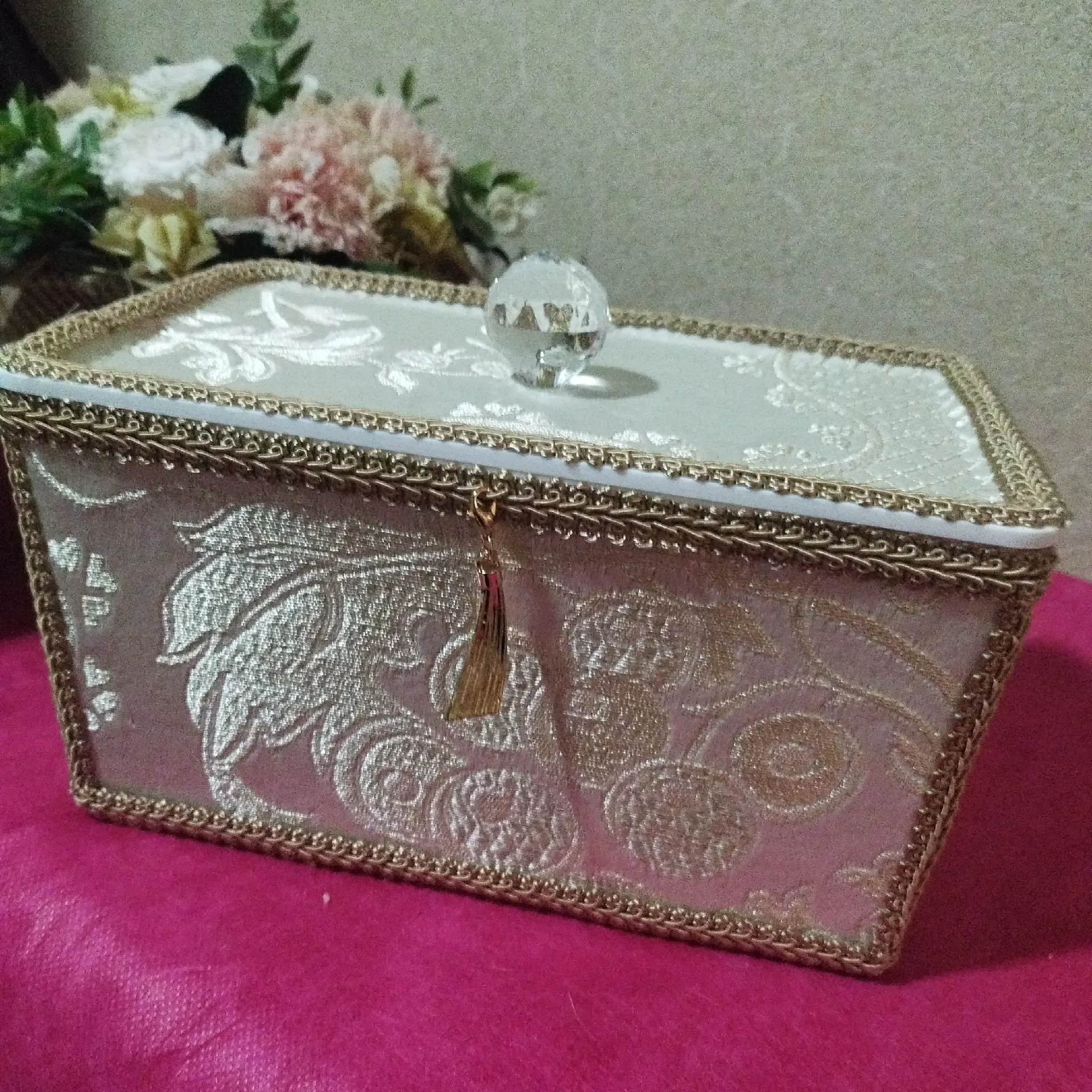 ❤美しいファブリックデコ❤マスクケース＆小物入れ | みぃ先生が投稿 