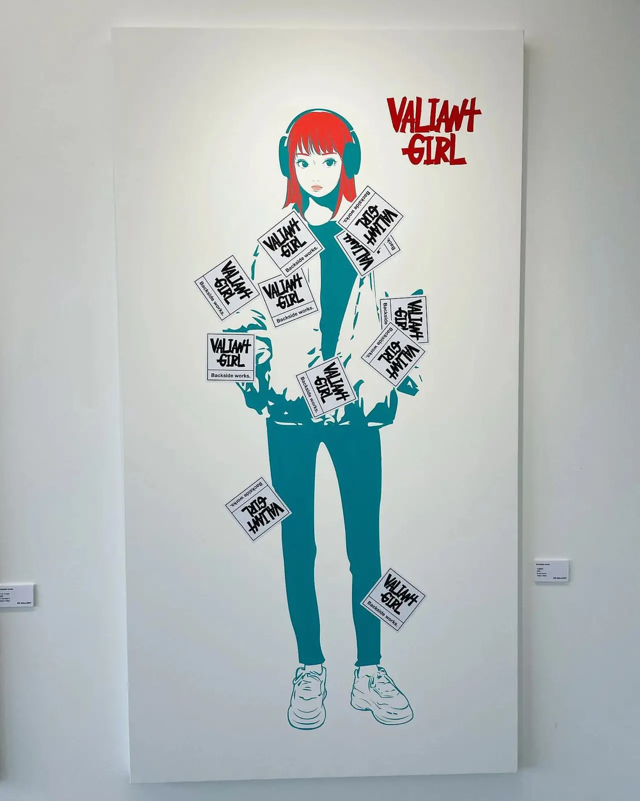 正規販売店】 backsideworks VALIANT GALLERY 立体 ポスター - 美術品