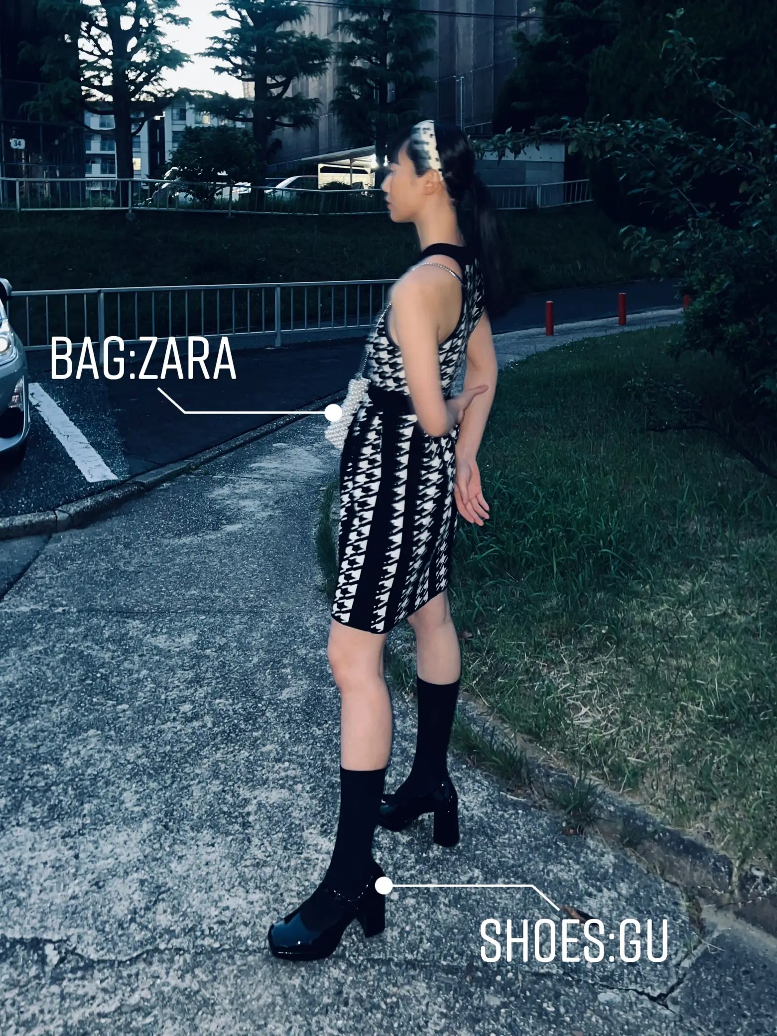 Overseas Girl Style Mini Dress Corde🖤🧡 | Gallery posted by ruri