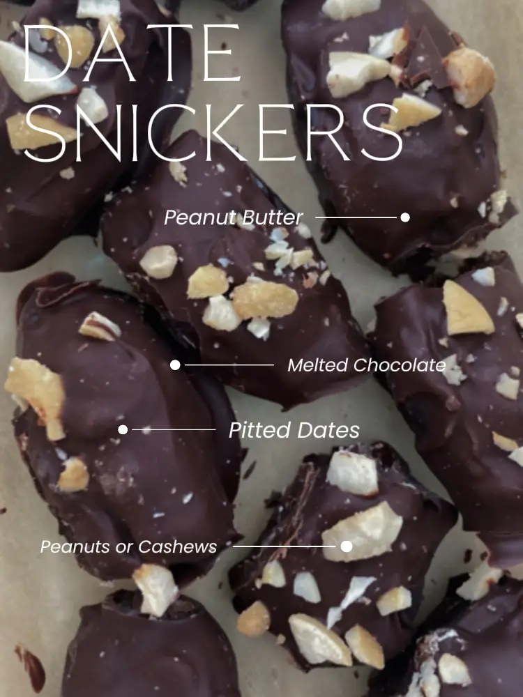 DELICIOUS DATE SNICKERS🍫🥜 | Gallery posted by Alexa Hope | Lemon8