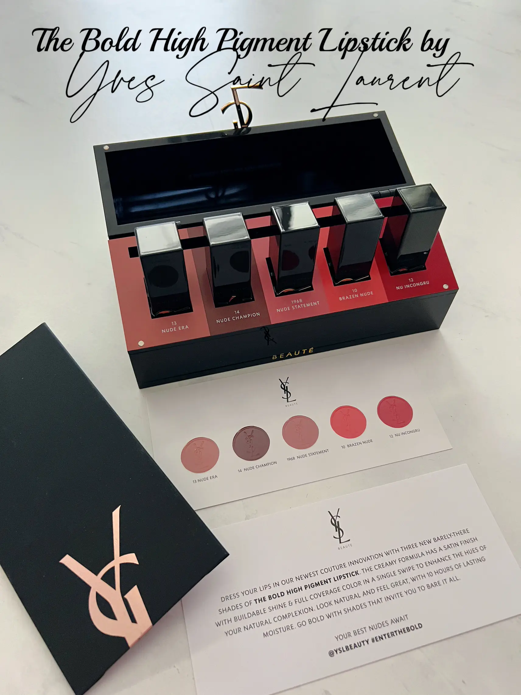 YSL The Bold High Pigment Lipsticks | Gallery posted by Nicole_jordy |  Lemon8