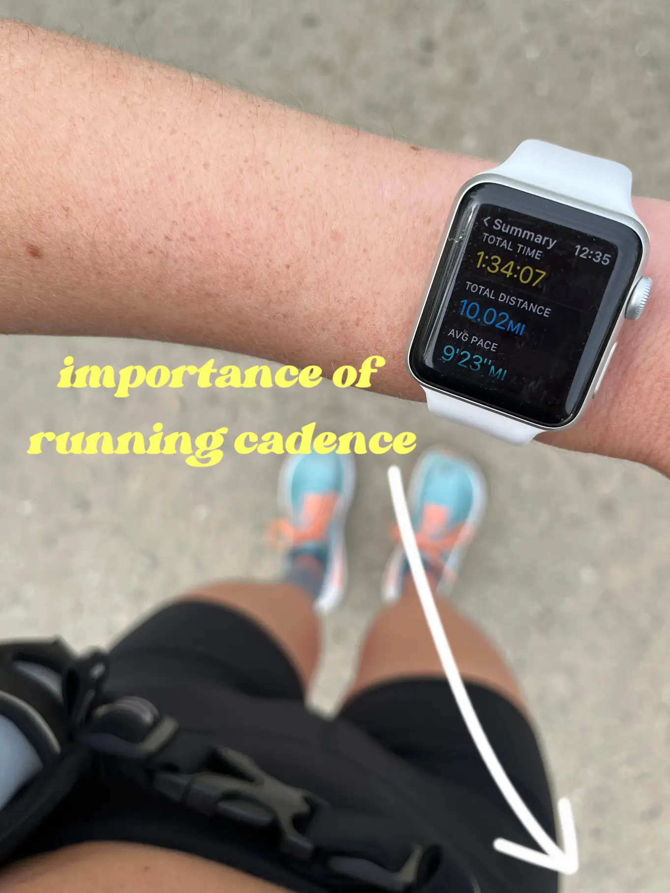 Running cadence apple watch hot sale