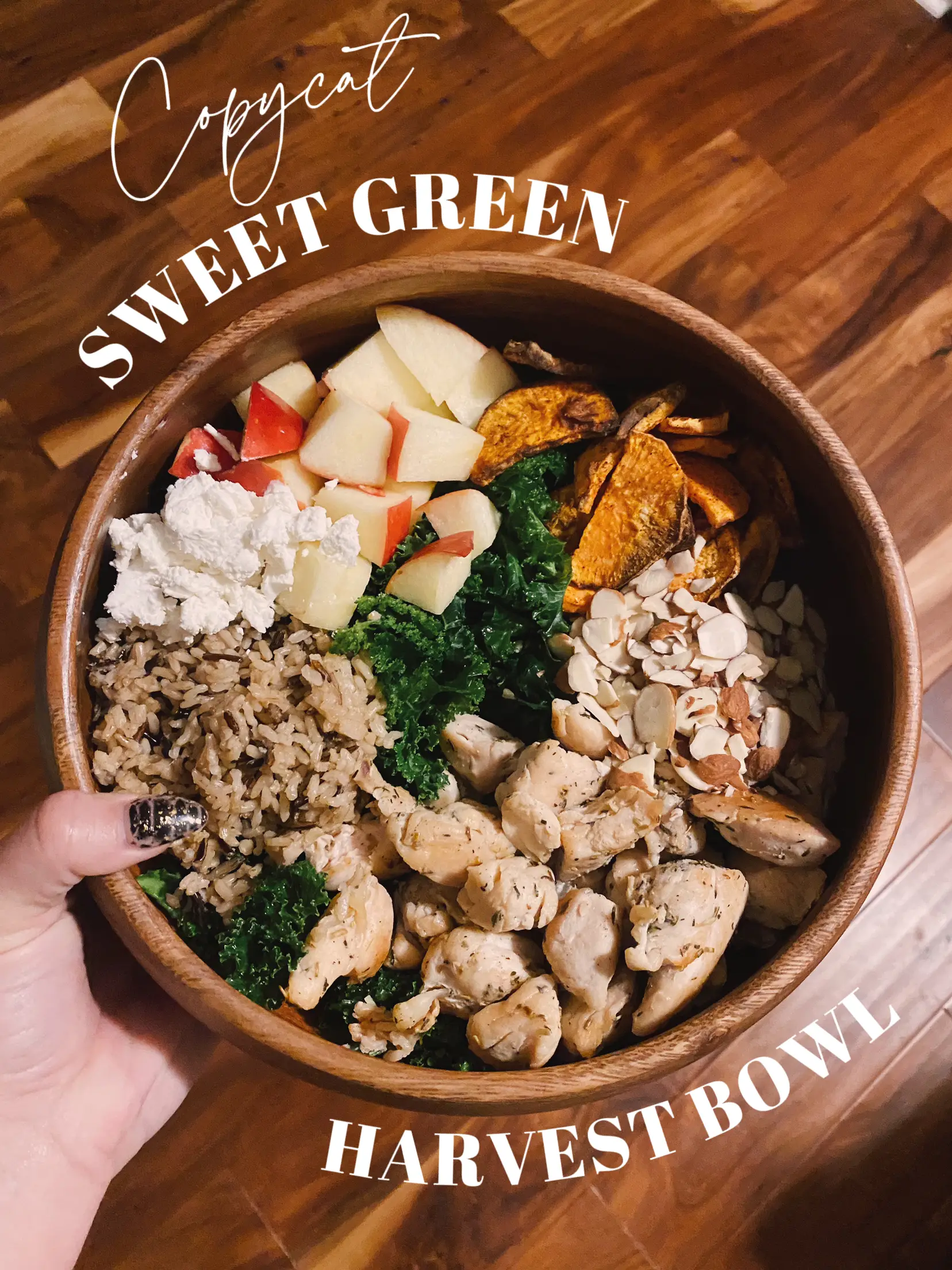 Harvest Chopped Salad Bowl - Harvest Bowl Sweetgreen Recipe Remake
