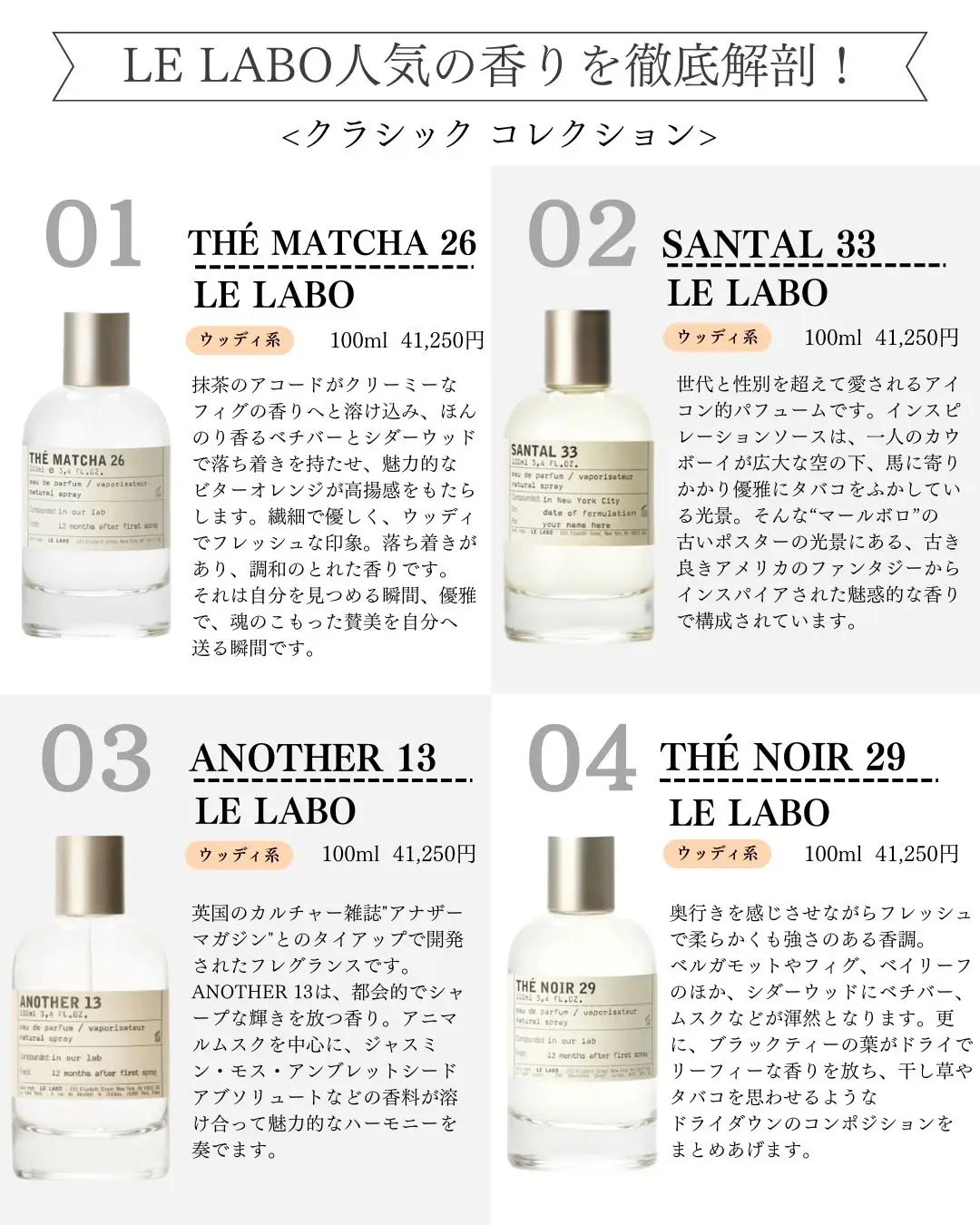 2024年のLe Labo Fragranceのアイデア17選