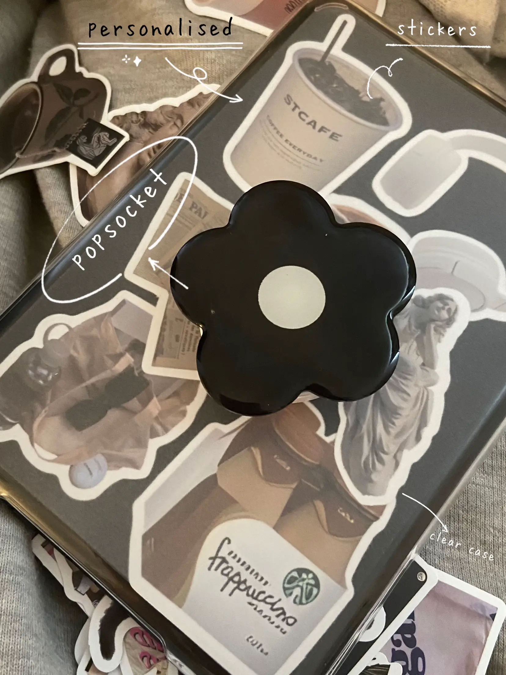 Birthday present = stickers + popsocket + a clear case <3 : r/kindle,  Stickers For Kindle Case