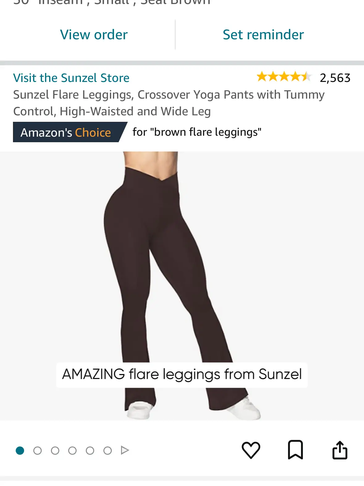  Sunzel Flare Leggings, Crossover Yoga Pants For Women