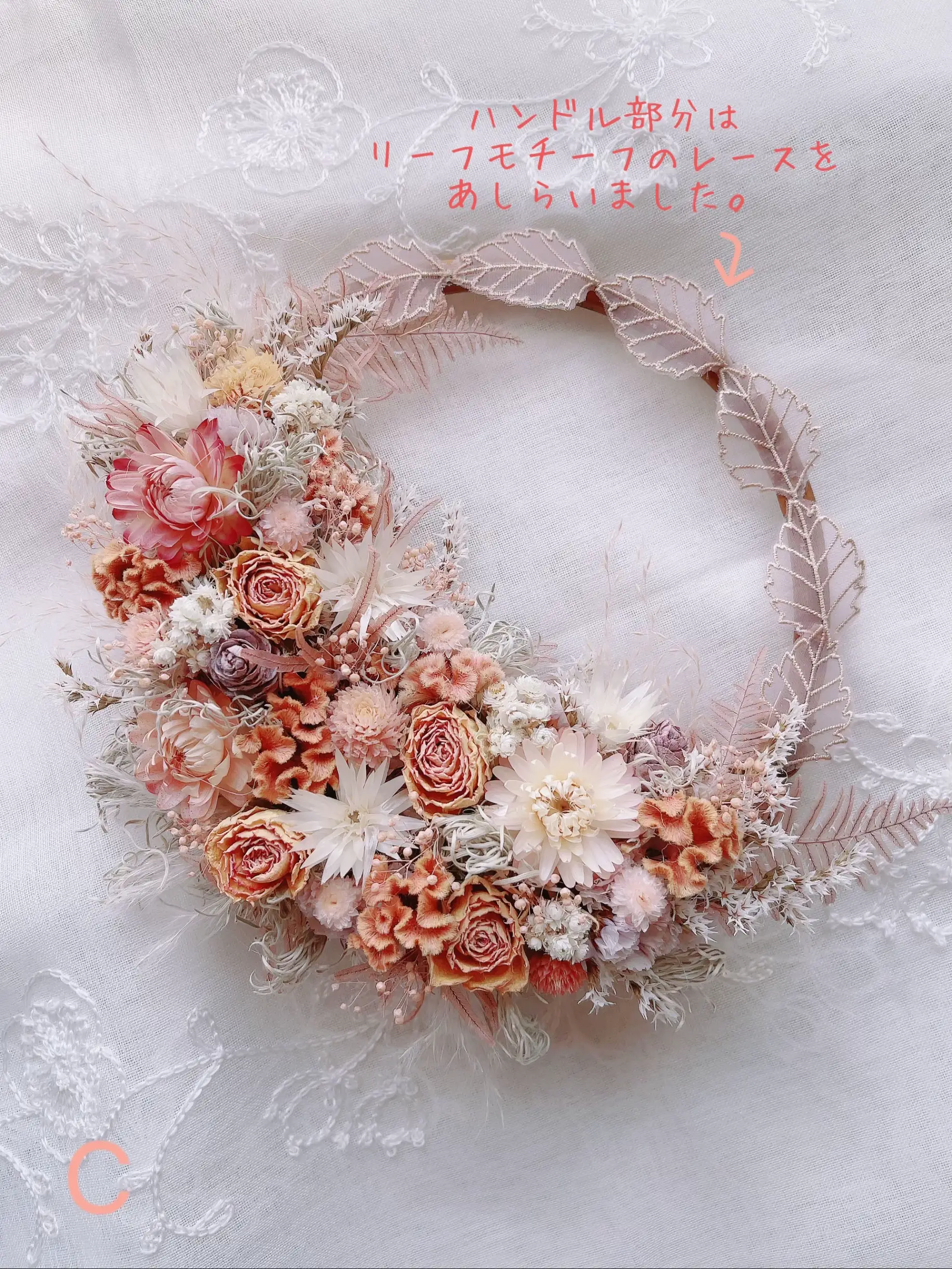 ハンドメイド❣️MerryXmas❣️詰め細工のうさぎサンタさん♡フラワー