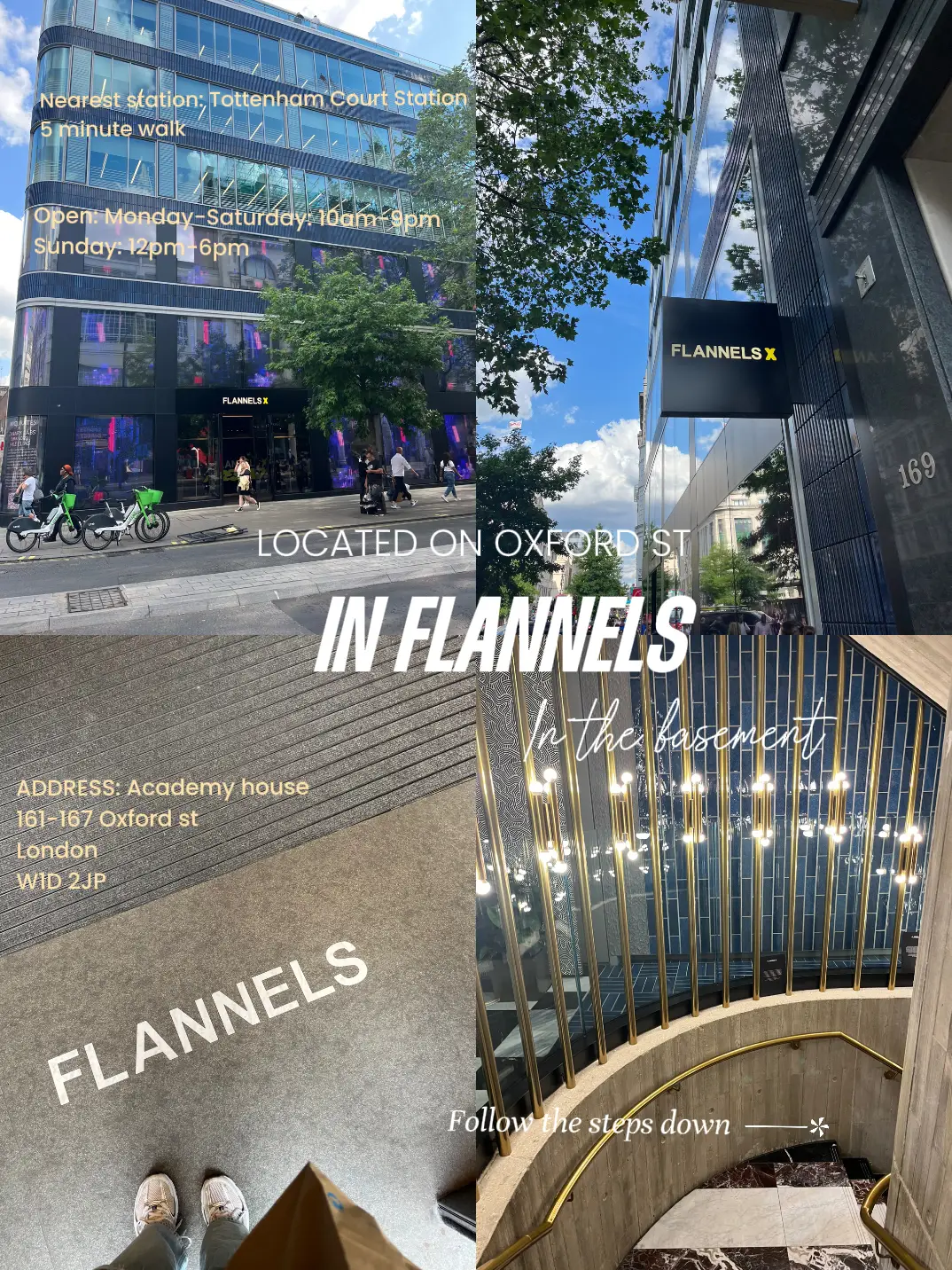 Flannels X - Oxford St Store Events