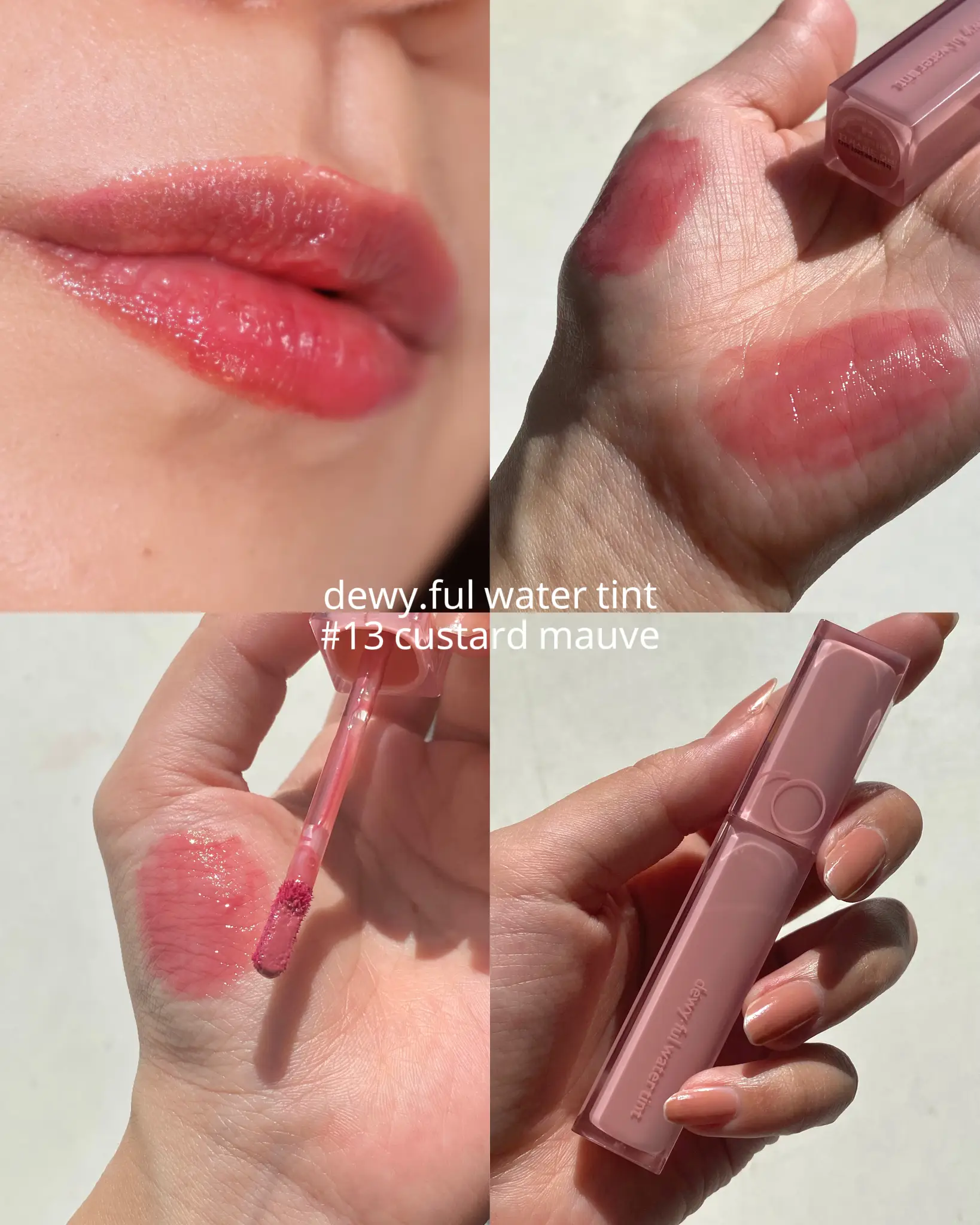 rom&nd DEWY·FUL WATER TINT (13 CUSTARD MAUVE)