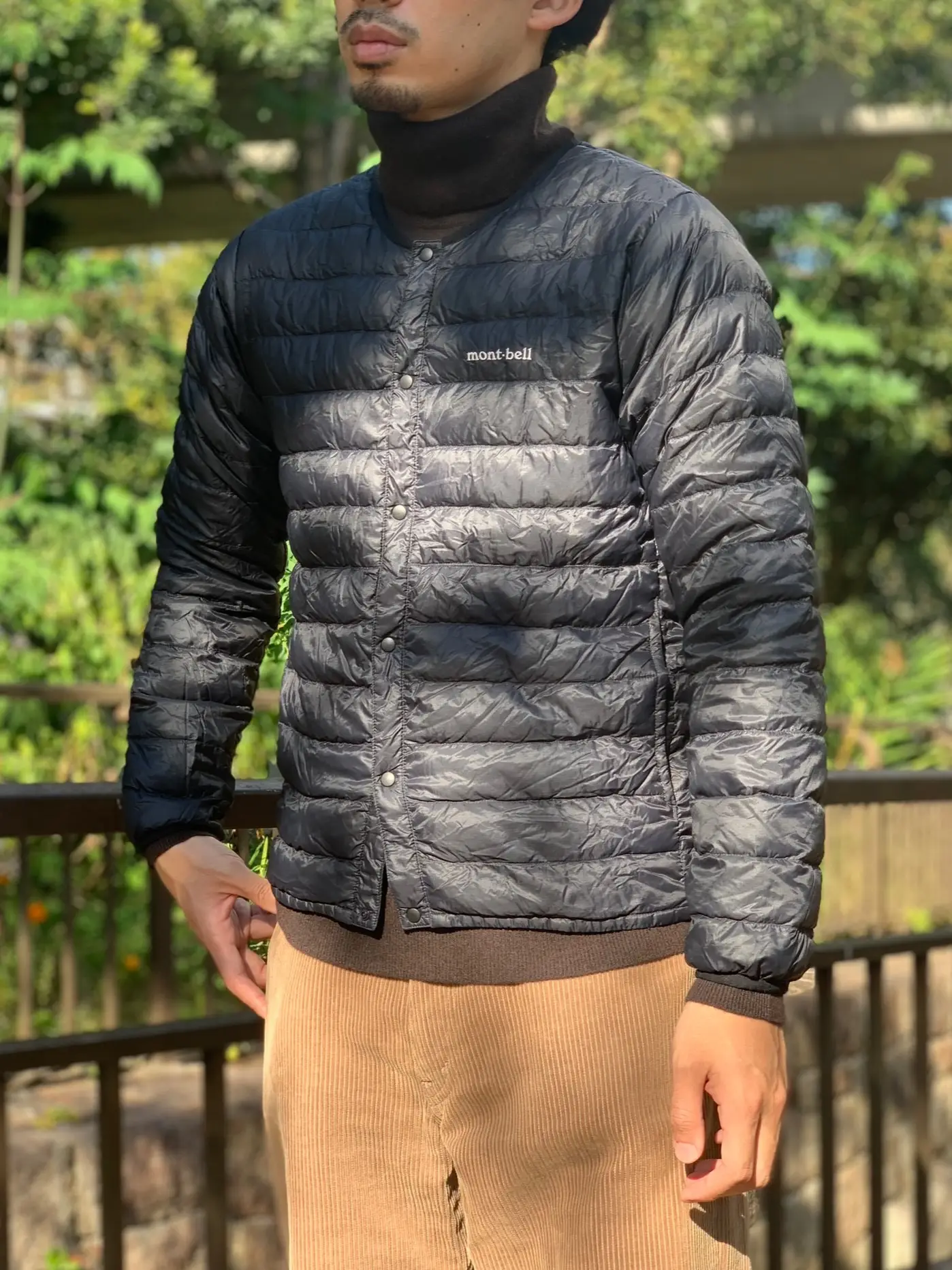 モンベル キッズダウン(コロラドパーカ)140 リバーシブル mont bell