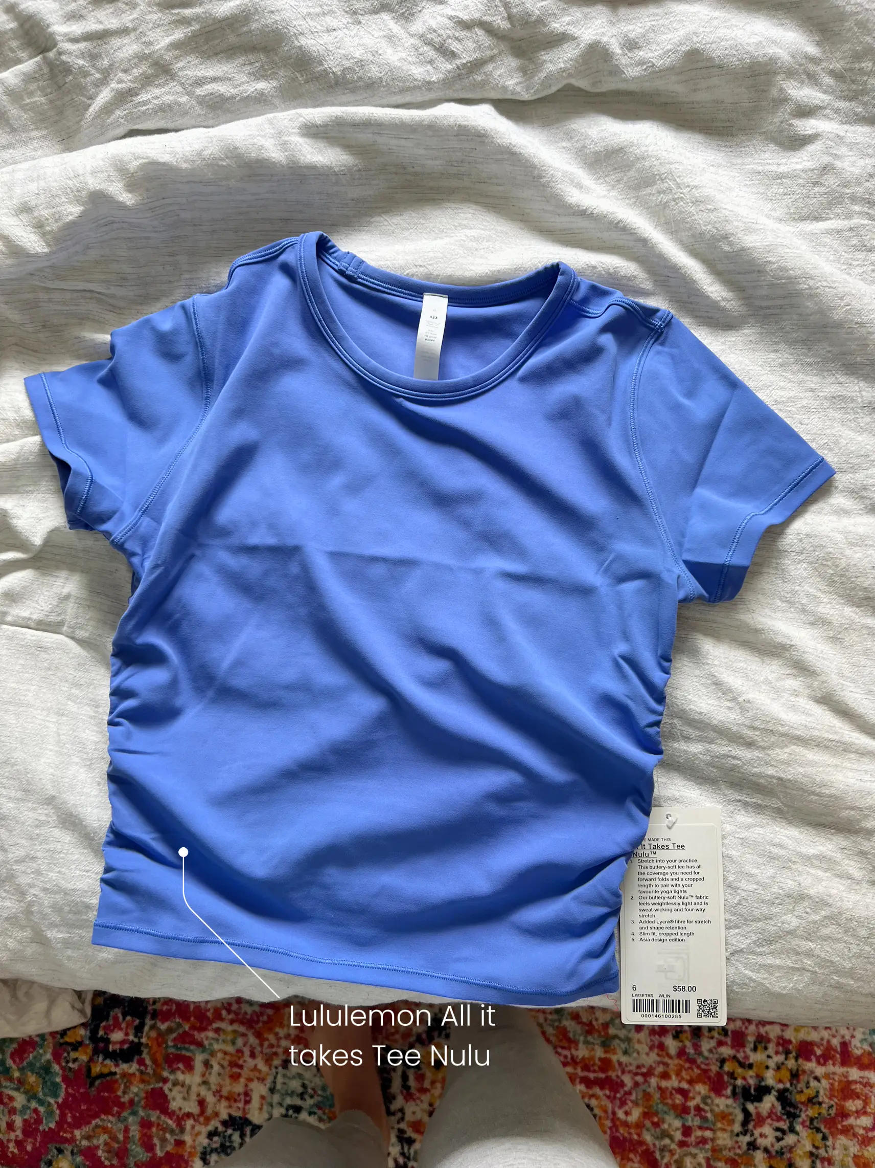 The comparison no one asked for: Classic-Fit Cotton-Blend T-Shirt vs Cates  Tee! Details in the comments : r/lululemon
