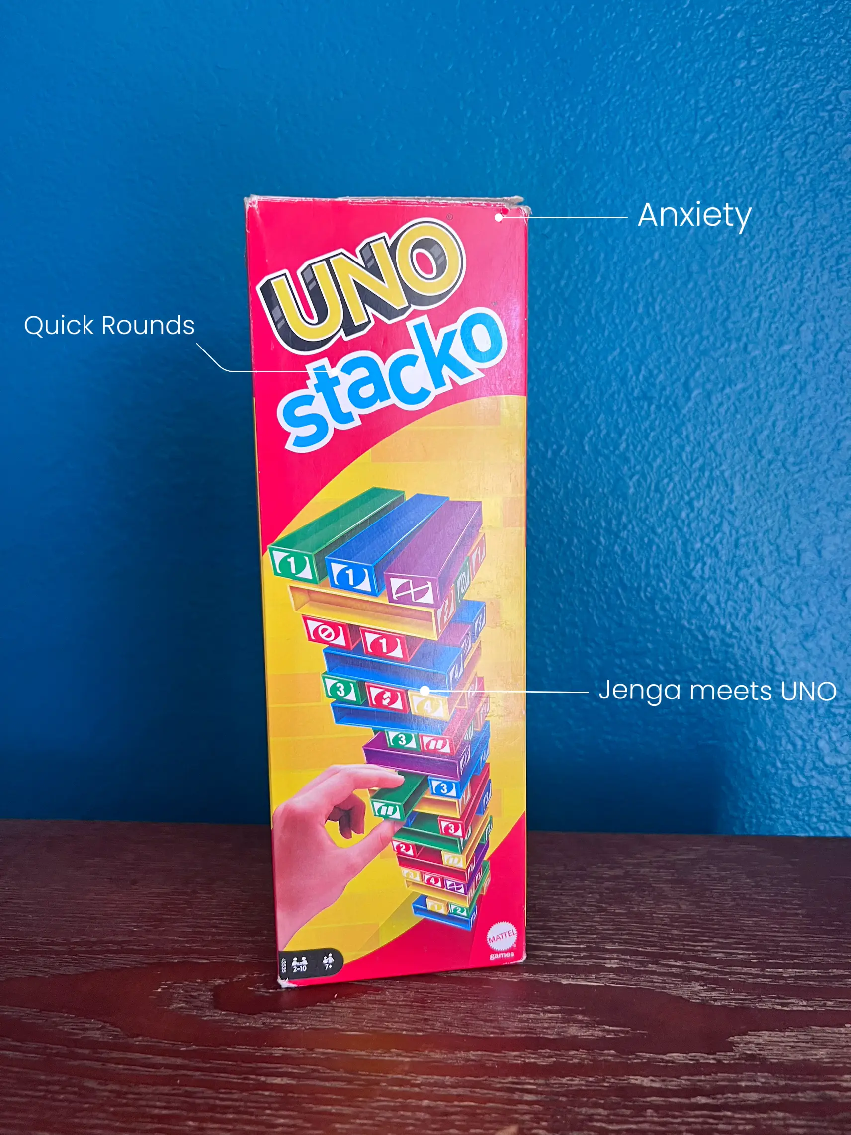  Mattel Games UNO StackoGame for Kids and Family