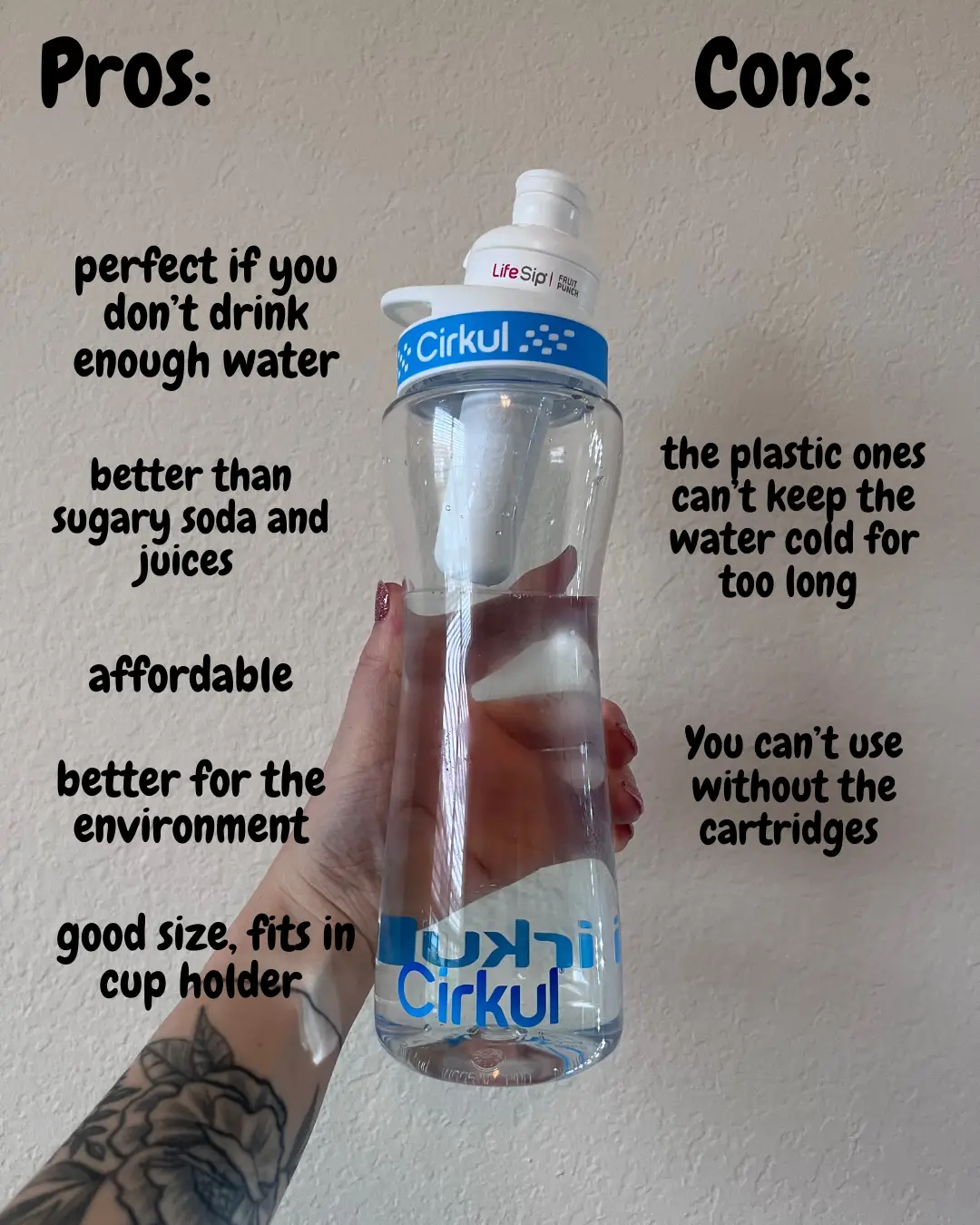 Cirkul water bottle review 