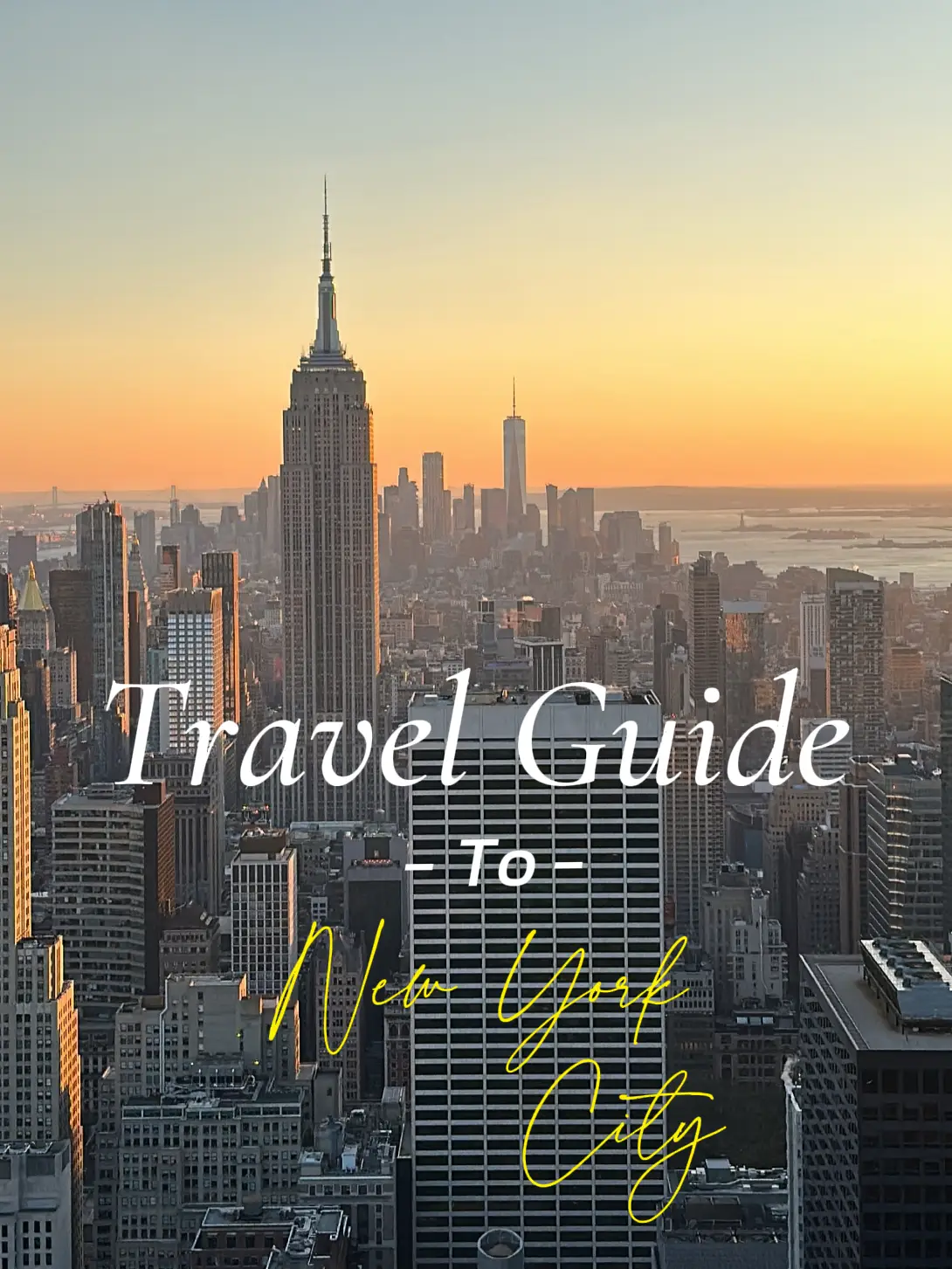  A city guide to New York.
