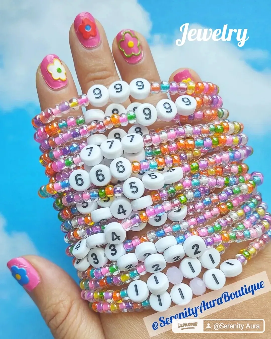 Angel Number Bracelets 🔮 | แกลเลอรีที่โพสต์โดย Serenity Aura🌈 | Lemon8