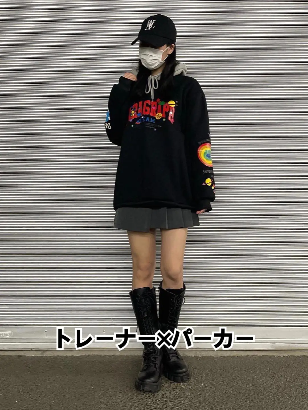 Girl wearing hot sale oversized hoodie