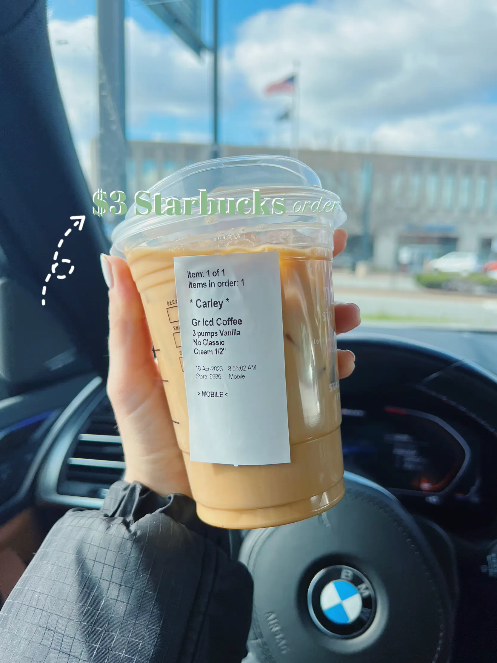 Today is $3 Coffee Day at Starbucks