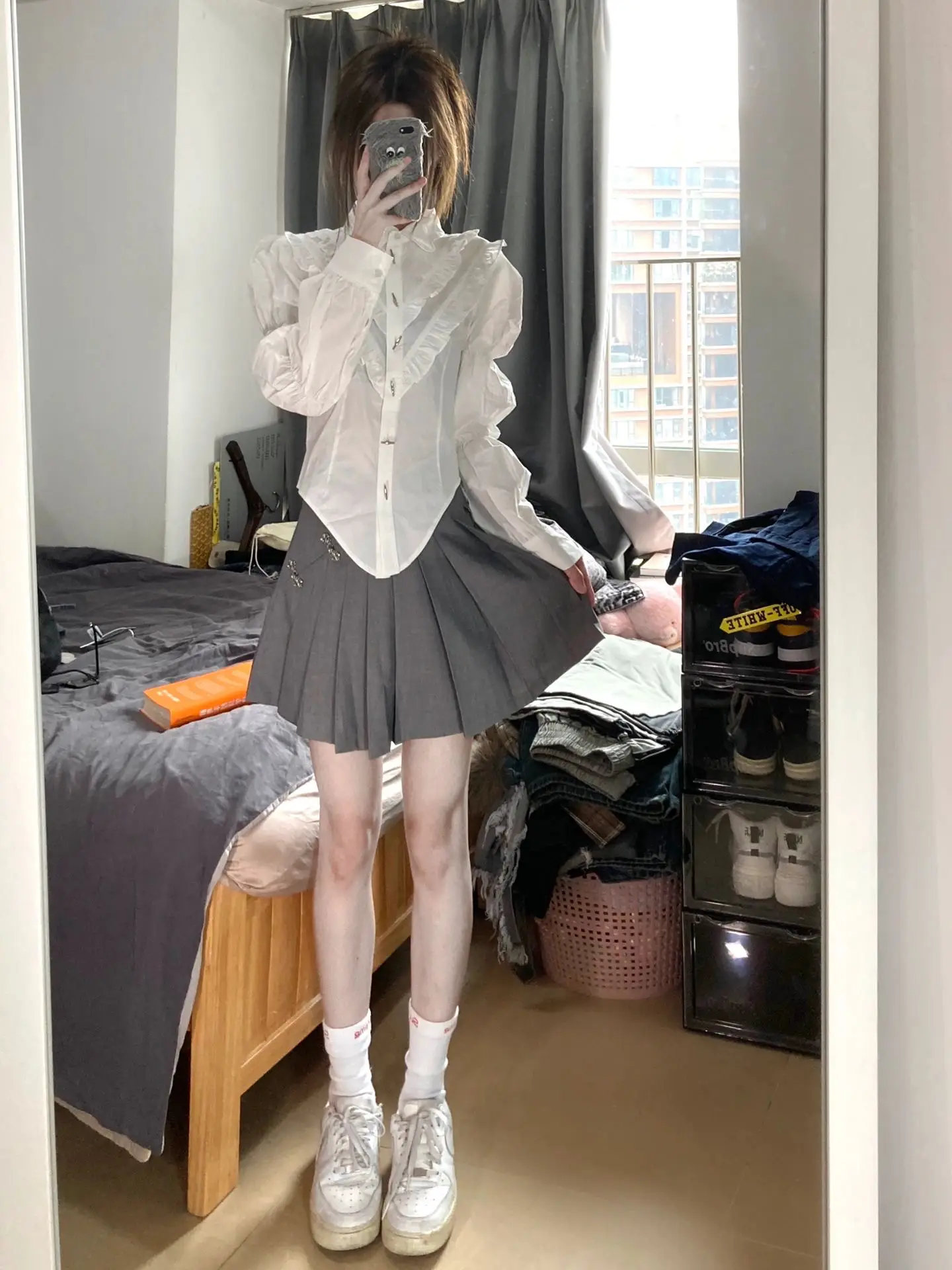 新品○今季RANDAジャガードティアードスカート （NARACAMICIE  