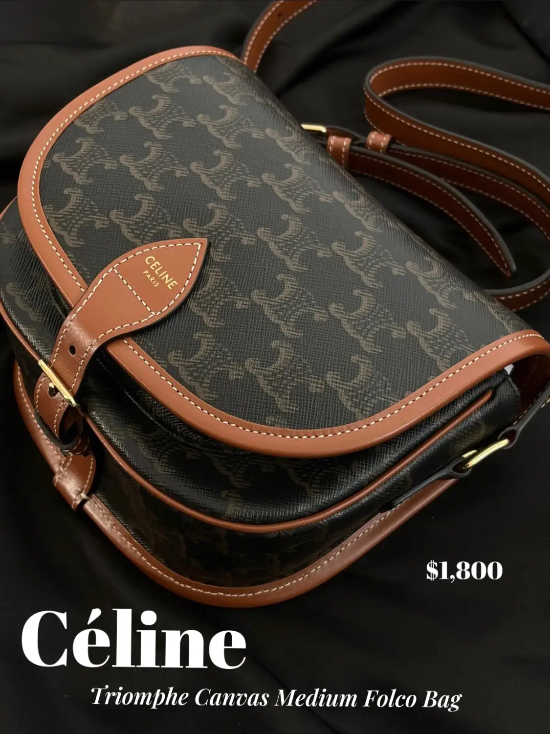 Celine medium folco bag hot sale