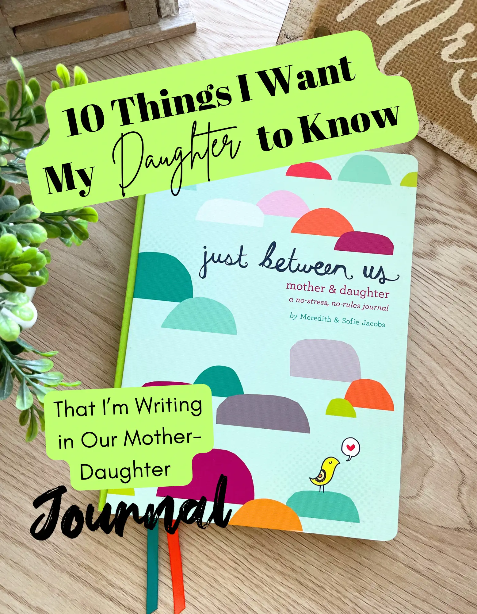 Just Between Us: Mother and Daughter: a No-Stress, No-Rules Journal  (Activity Journal for Teen Girls and Moms, Diary for Tween Girls)