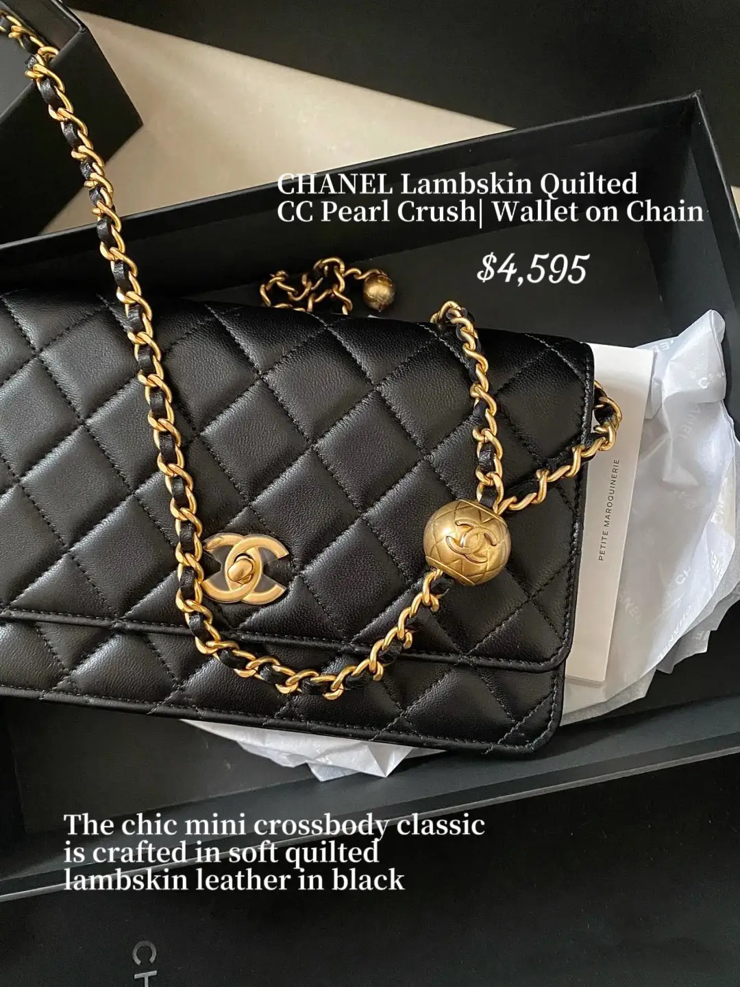 Chanel CC Envelope Chain Clutch Printed Lambskin - ShopStyle