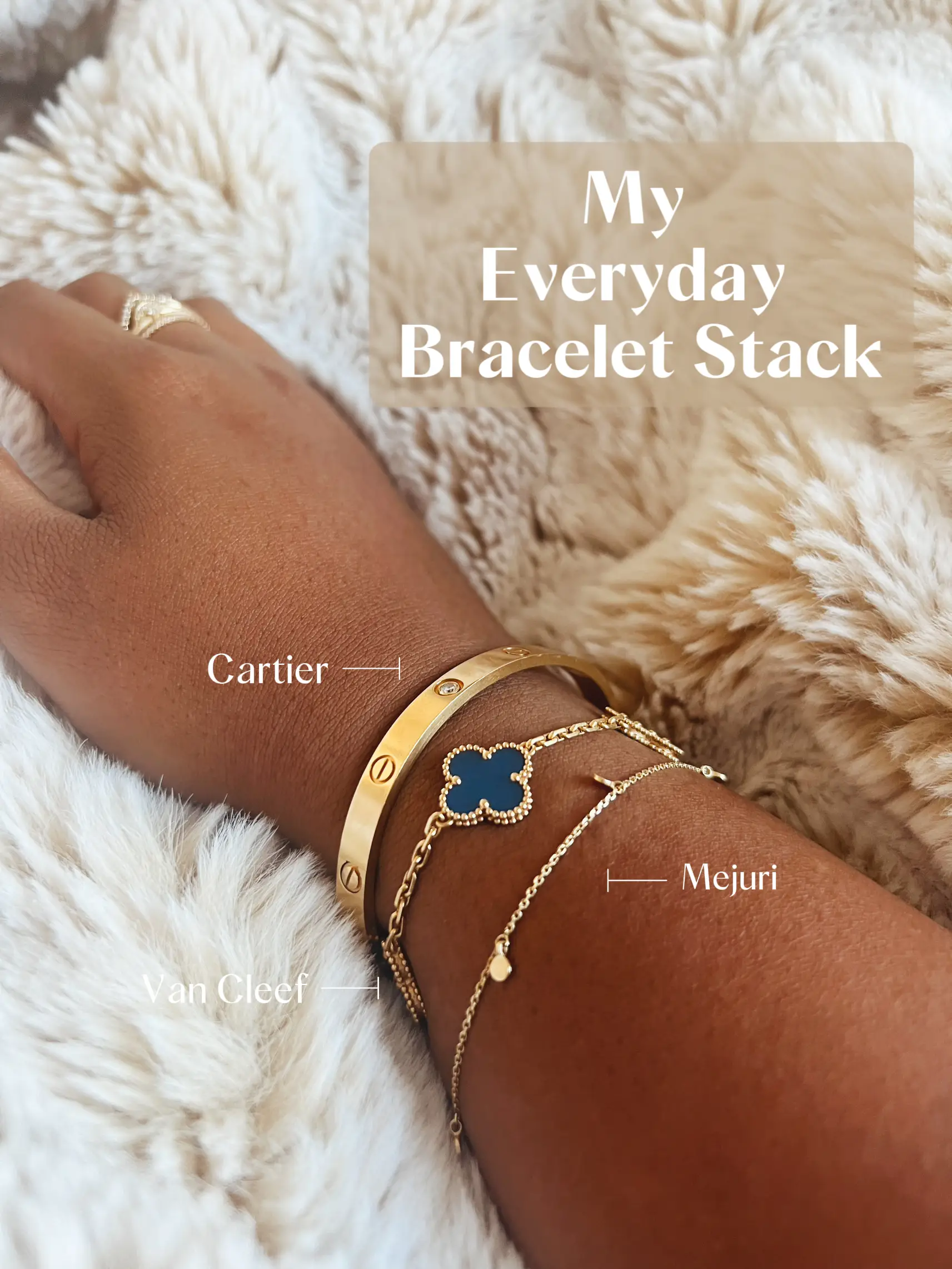 My Easy + Pretty Bracelet-Stack Formula - The Mom Edit