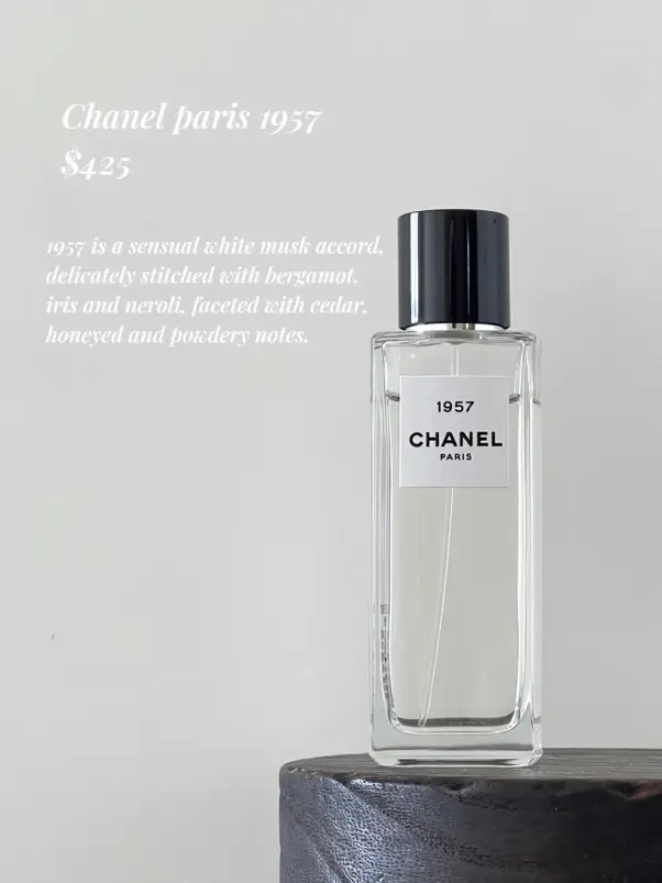 A new exclusive perfume: CHANEL 1957 