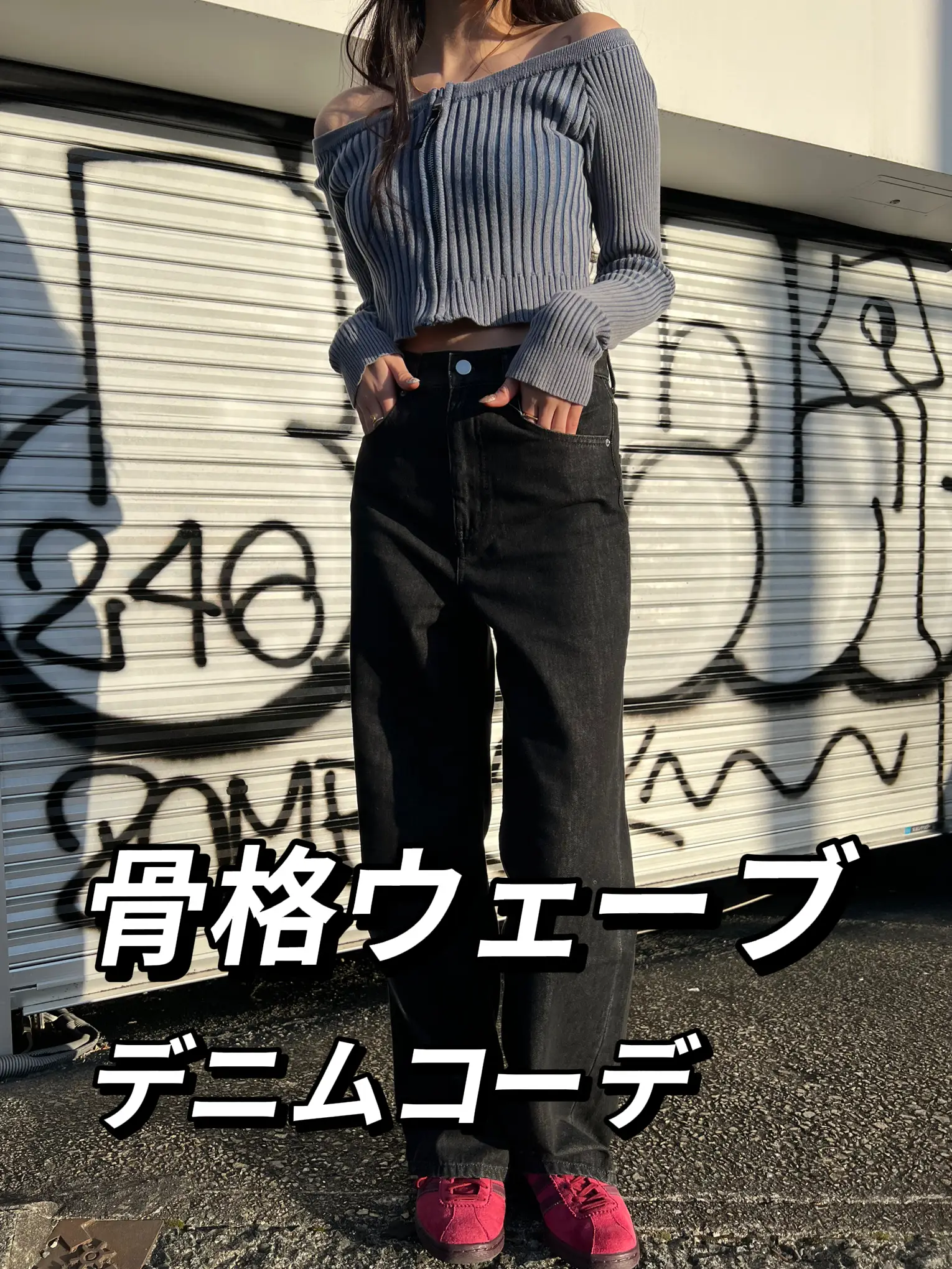 TWWデニム 2(g+c) スタイルアップデニム washed blue XS-