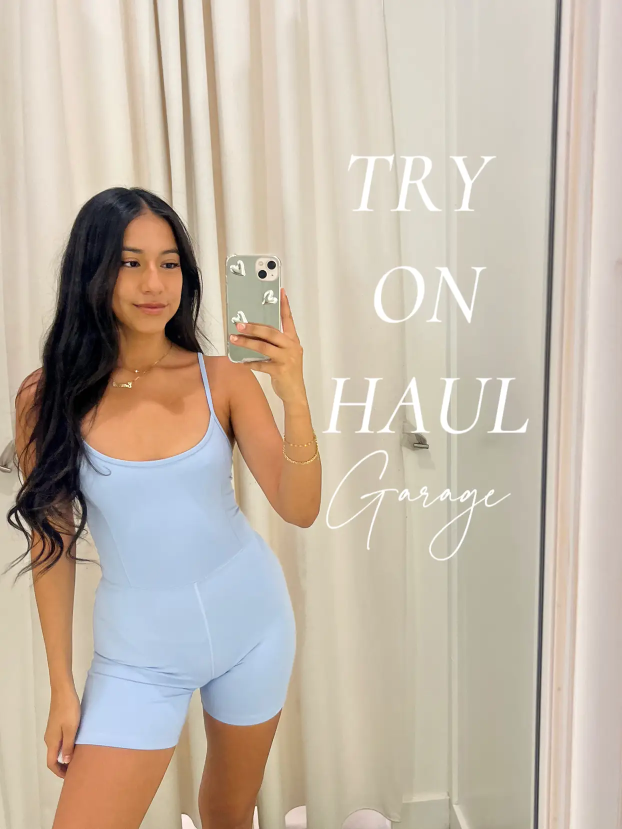 Influencer try-on haul