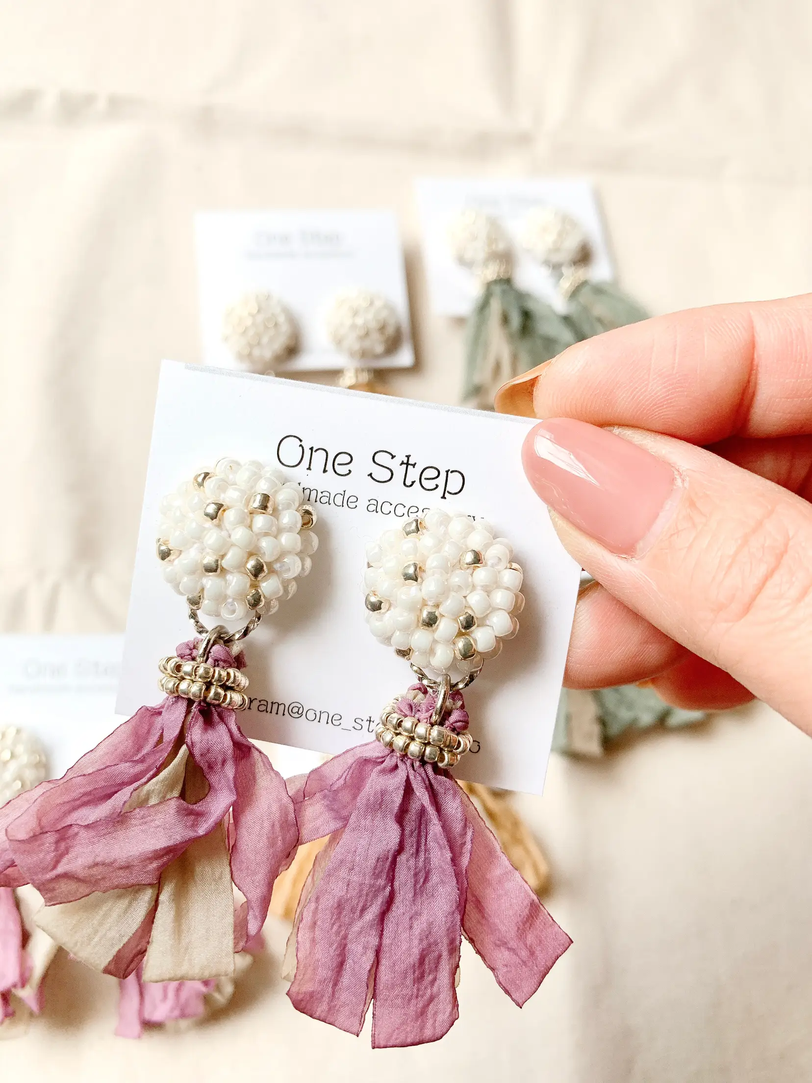 タッセル鈴付きキーホルダーハンドメイド キーホルダー タッセル