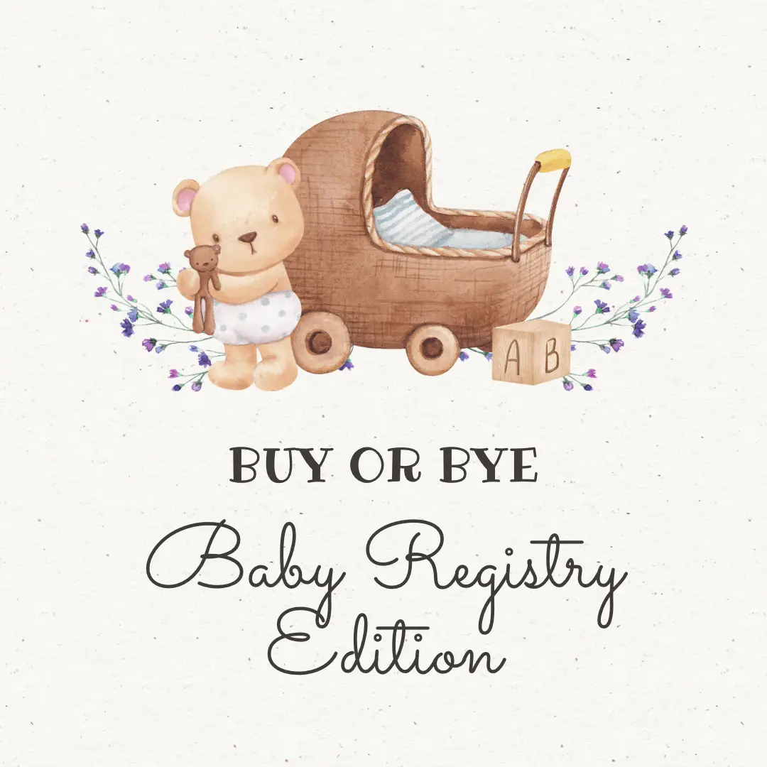 Bye sales baby registry