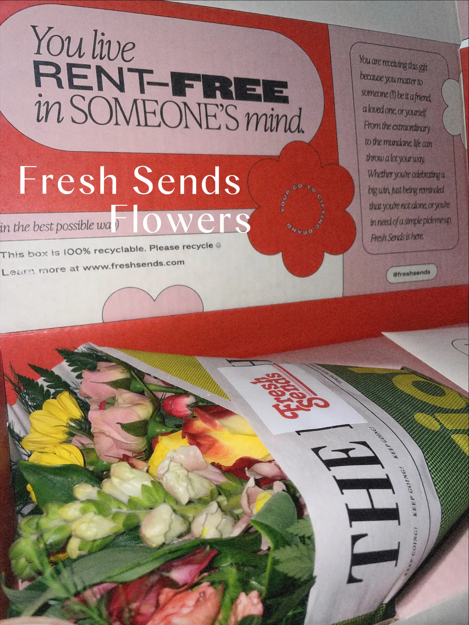 Fresh Sends Flowers แกลเลอรีที่โพสต์โดย Lemon8