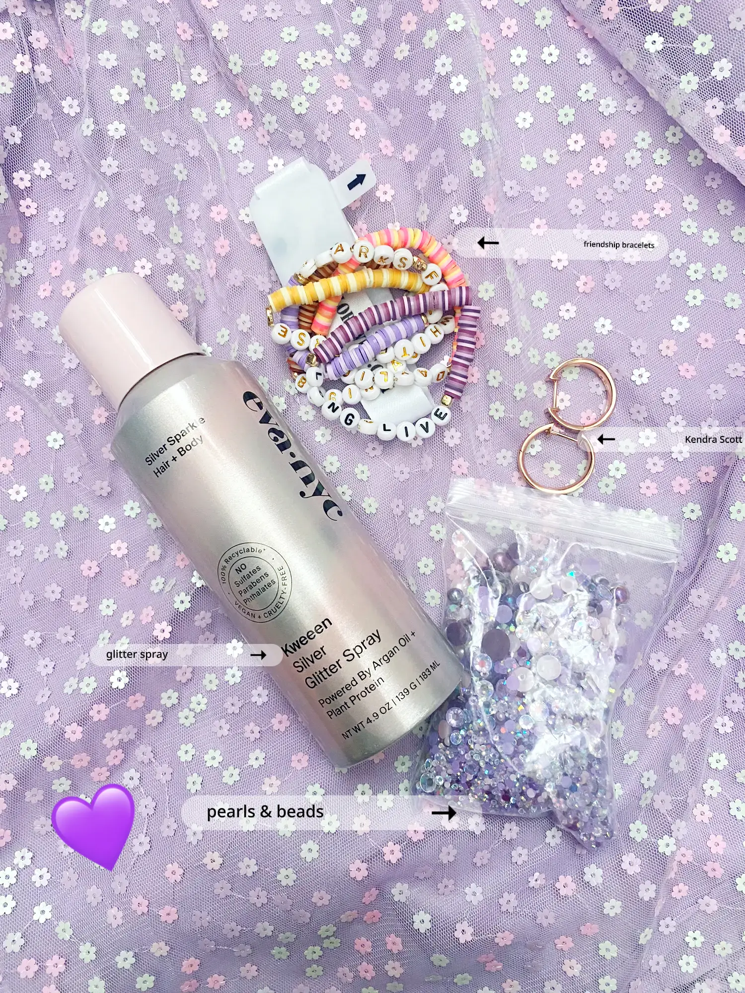 Eva NYC Kweeen Glitter Spray