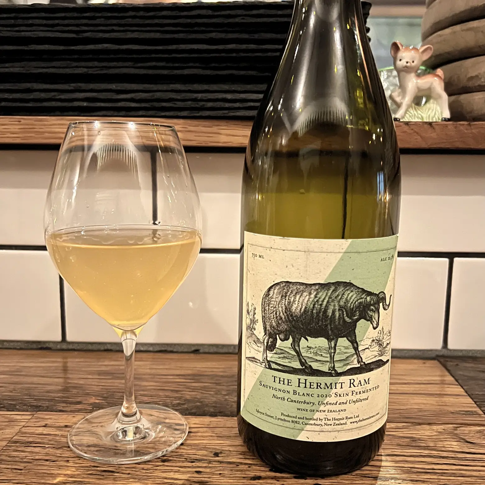 The Hermit Ram Skin Fermented Sauvignon Blanc 2020 | 晩ナチュール