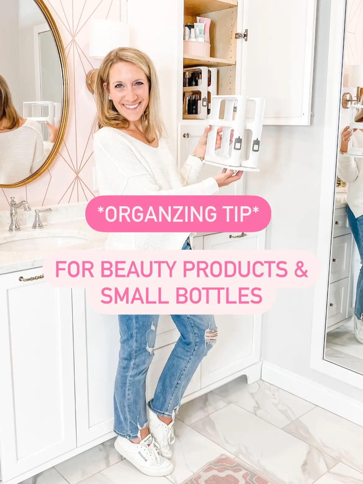 3 small bathroom organization tips, Video published by Indigo Dreamin