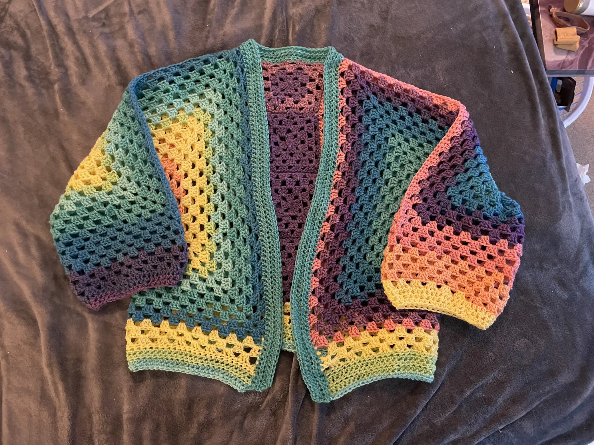 Granny hexagon cardigan, Gallery posted by Megan