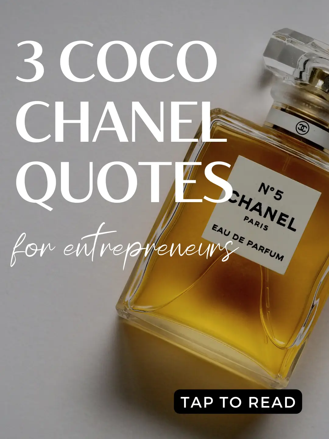 Coco Chanel inspirational entrepreneur
