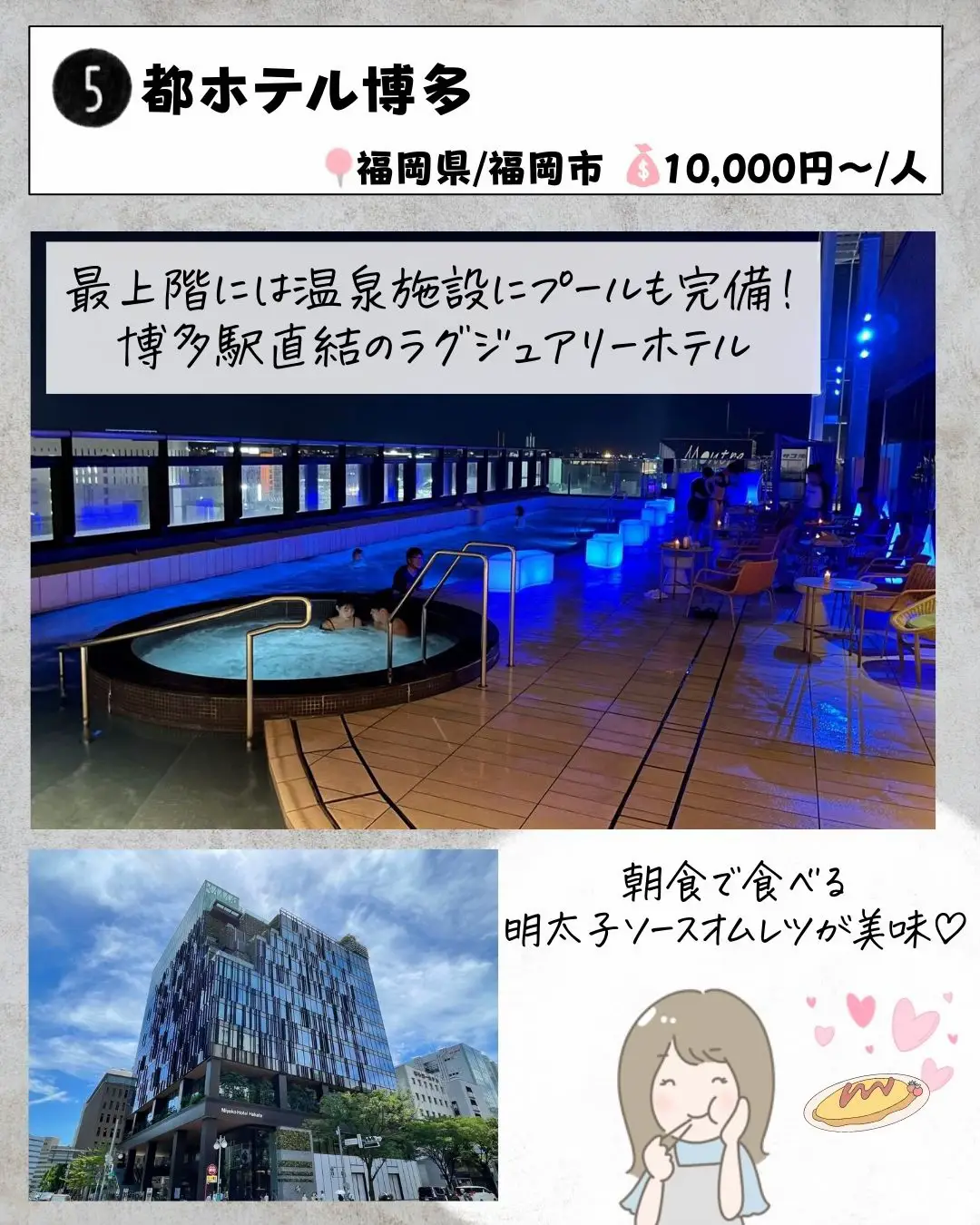 全国旅行支援で行きたい！1万円以下福岡ホテルの画像 (5枚目)