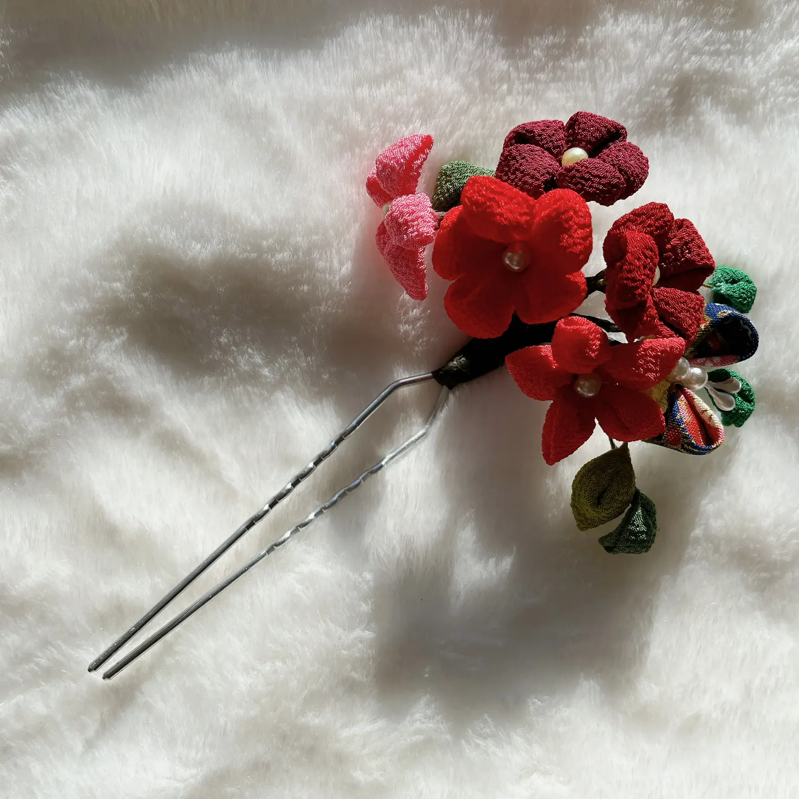 オーダーメイド♡カットフルーツ♡ベビーヘアクリップ ヘアゴム 【公式