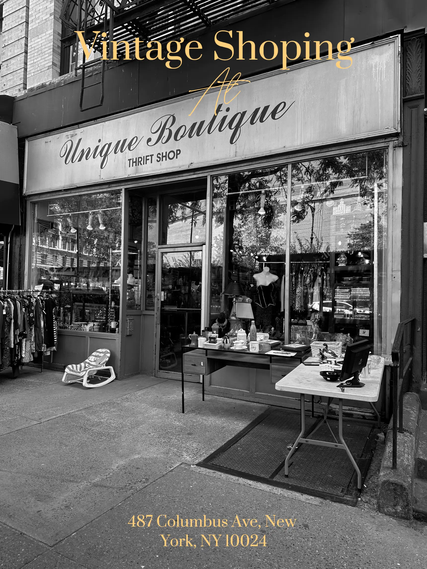 Go thrift with me at Unique Boutique UWS Gallery posted by